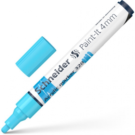 Marcador Azul Claro Paint-It 4Mm Acrilic