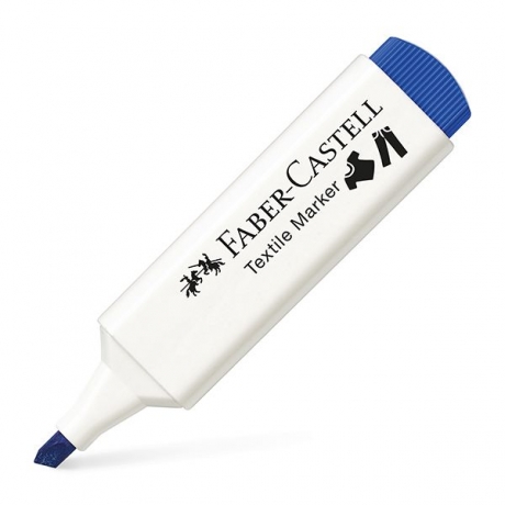 Marcador Azul Textile Faber-Castell