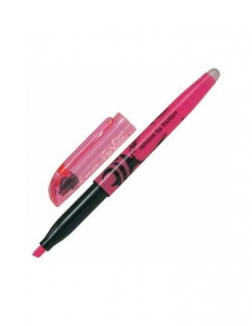 Marcador Fluo Rosa Apagável