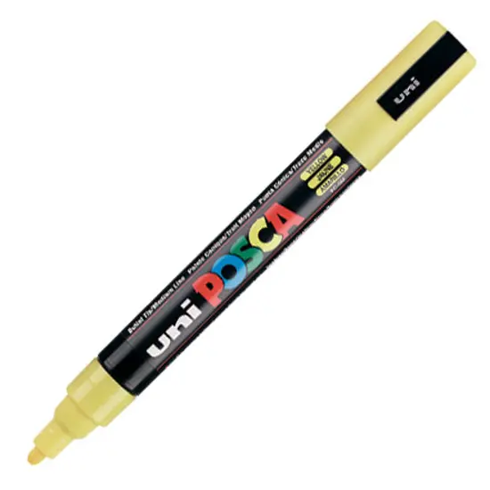 Marcador Posca Uni Amarelo Claro Pc-5M