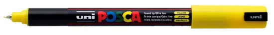 Marcador Posca Uni Amarelo-2 Pc-1Mr Extra-