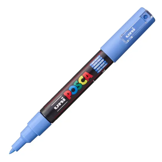 Marcador Posca Uni Azul Céu Pc-1M