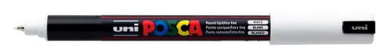 Marcador Posca Uni Branco Pc-1Mr Extra-