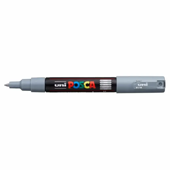 Marcador Posca Uni Cinzento Pc-1M