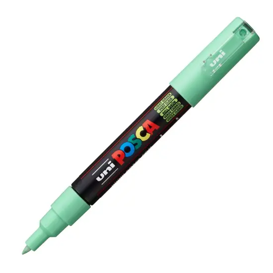 Marcador Posca Uni Verde Claro Pc-1M
