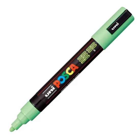 Marcador Posca Uni Verde Claro Pc-5M
