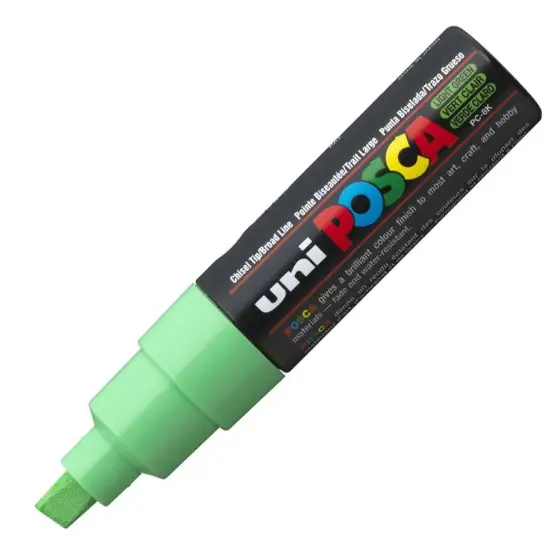 Marcador Posca Uni Verde Claro Pc-8K