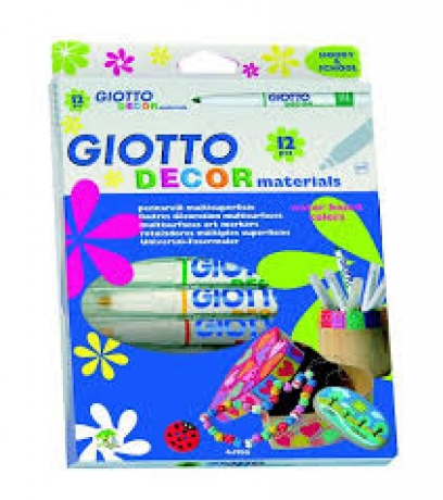 Marcadores C/12 - Decor Materials Giotto