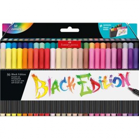 Marcadores C/50 Black Edition Faber-