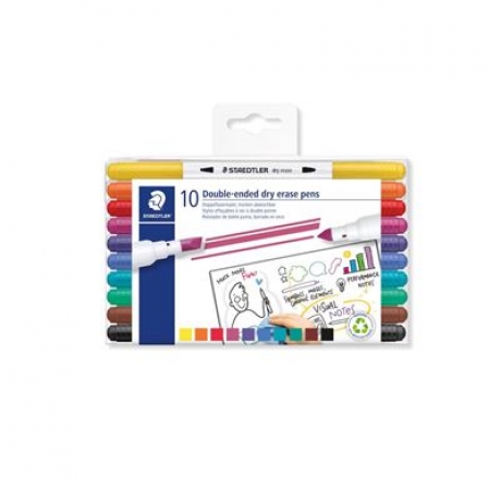 Marcadores Quadro Branco Dupla Ponta