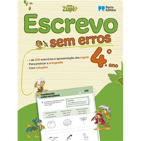 Missão Zupi! - Escrevo Sem Erros 4 - 4º Ano