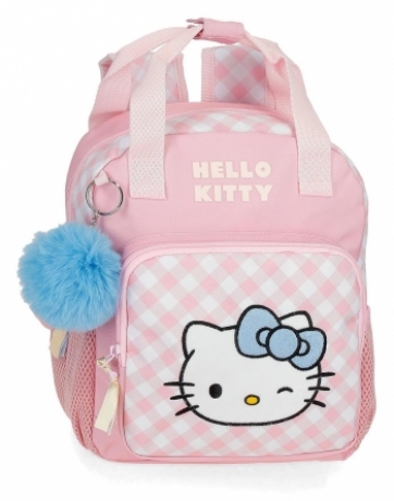 Mochila Adaptável Hello Kitty Wink 28 Cm