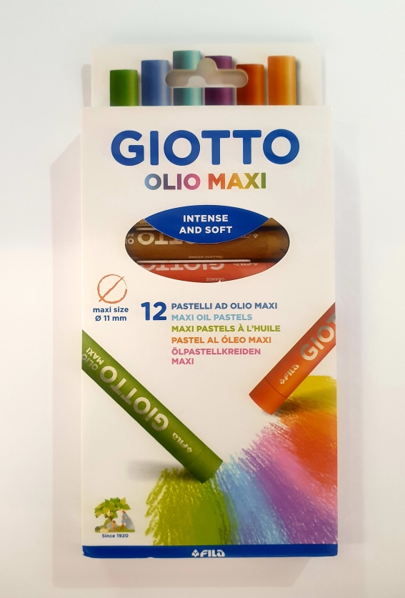 Pastel Óleo C/12 - Olio Maxi Giotto