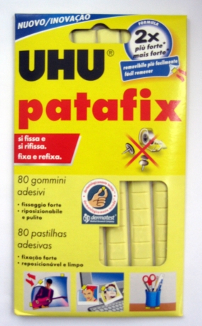 Patafix Uhu-80 Pastilhas Adesivas Amarelo