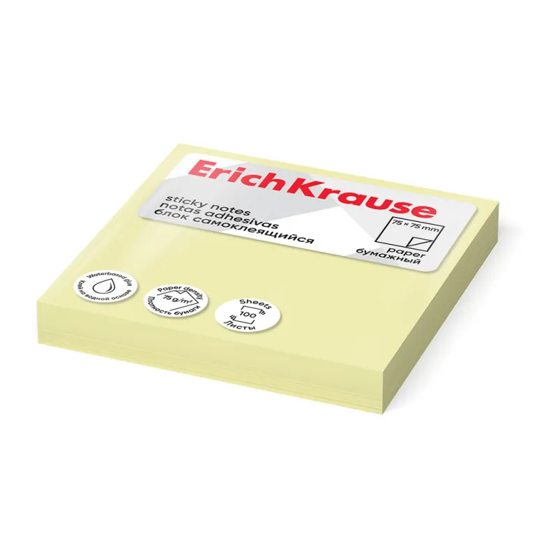 Post-It Erichkrause 7575 Amarelo