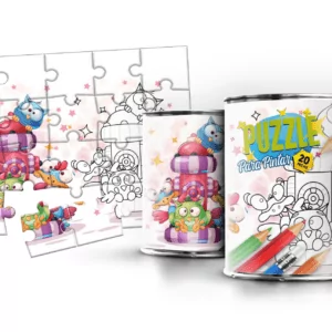 Puzzle De Pintar Em Lata Passaros