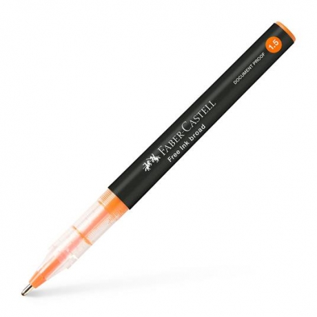 Roller-Pen Laranja 1.5 Mm Free Ink Broad