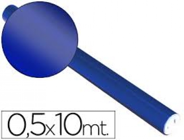 Rolo Papel Metalizado 50X10M Azul