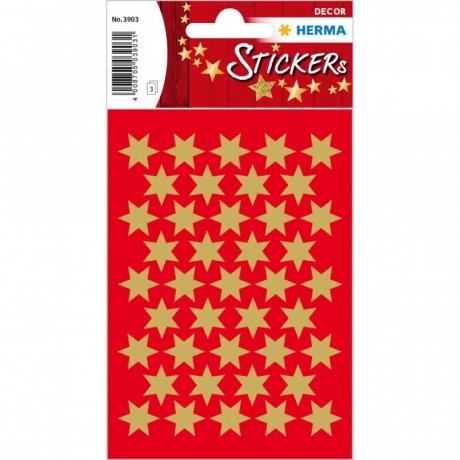 Stickers Estrelas Douradas - Autocolantes
