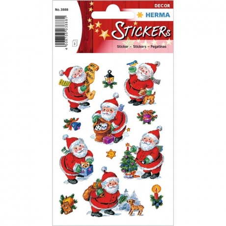 Stickers Pai Natal - Autocolantes Decor